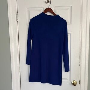 COS Blue Long Sleeve sweater Dress
